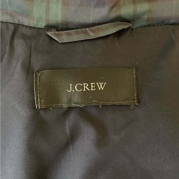 J.CREW Excursion Vest Black Watch Plaid Med - Picture 7 of 11